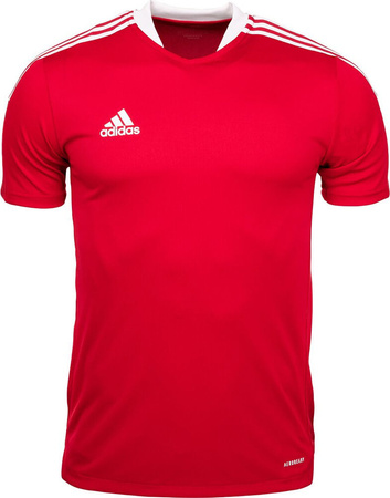 Koszulka męska adidas Tiro 21 Training Jersey czerwona GM7588