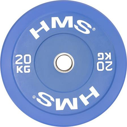 Talerz olimpijski Bumper 20 kg HMS CBR20 niebieski