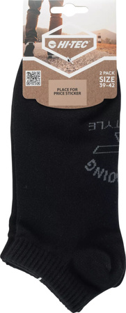 Męskie skarpety do kostki bawełniane Hi-tec Harteli 2pak rozmiar 39-42