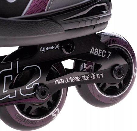 Łyżworolki Coolslide Buttersi 2w1 łyżwy rolki regulowane ABEC-7 koła 76mm rozmiar 35-38