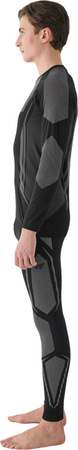 Legginsy bielizna termoaktywna męskie 4F M166 czarno-szare 4FWAW24USEAM166 20S