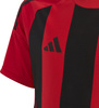Koszulka dla dzieci adidas Striped 24 czerwono-czarna IW2131