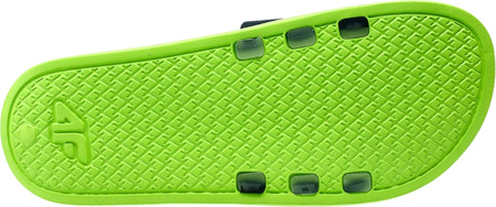 Klapki męskie 4F M47A zielono-czarne 4FMM00FFLIM047A 45S