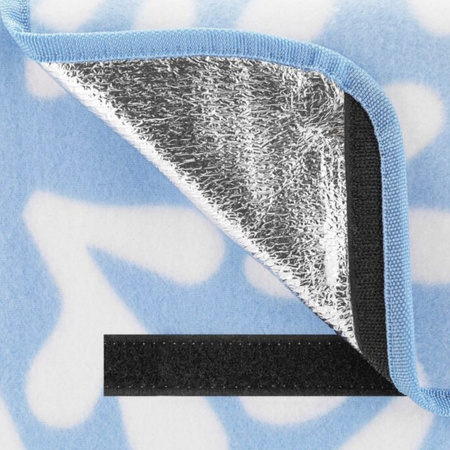 Koc piknikowy Spokey Breeze XL 210x150 cm niebieski 945902