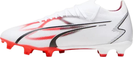 Buty piłkarskie Puma Ultra Match FG/AG białe 107347 01