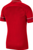 Koszulka dla dzieci Nike Dri-FIT Academy 21 Polo SS czerwona CW6106 657