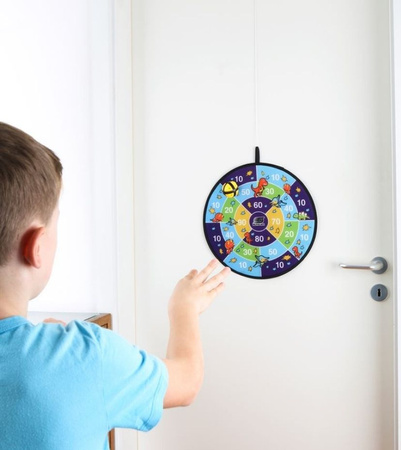 Tarcza do gry w darta dla dzieci 6 piłek Sunflex Youngster Velcro 45010