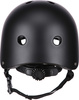 Zestaw kask z ochraniaczami na rower rolki hulajnogę Nils Extreme mr290 h230 czarny rozmiar S