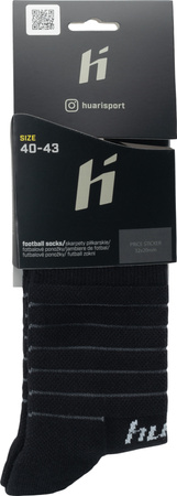 Getry piłkarskie Huari Lony Socks uniseks rozmiar 40-43 czarne