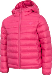 Kurtka dla dziewczynki 4F różowa HJZ20 JKUDP001A 55S