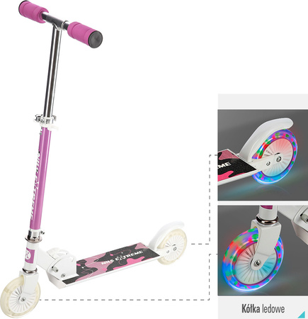 Hulajnoga Nils Extreme HD505 różowa