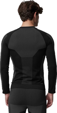 Koszulka termoaktywna męska Outhorn M101 głeboka czerń OTHAW23USEAM101 20S