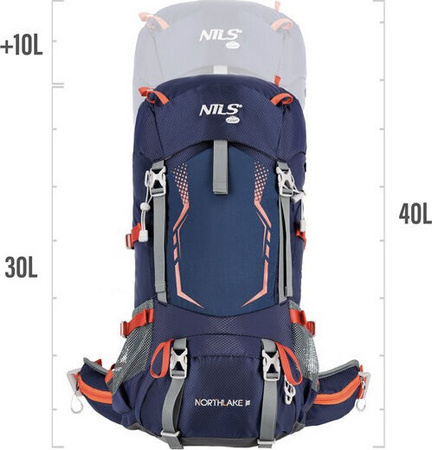 Plecak turystyczny trekkingowy górski granatowy northlake 30l 10 Nils camp NC1993