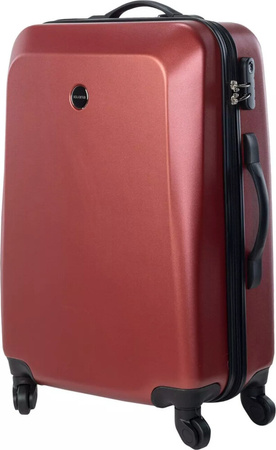 Walizka podróżna na kółkach twarda Iguana Asturia II 109 red vine 109 litrów