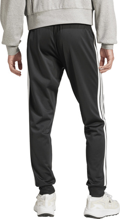 Spodnie męskie adidas 3-Stripes Tricot Regular Tapered czarne JI8809