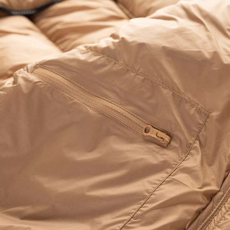 Damska kurtka zimowa pikowana puchowa Hi-tec Lady Fowella natural/black rozmiar XL