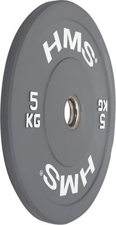 Talerz Olimpijski Bumper HMS CBR05 5 KG szary
