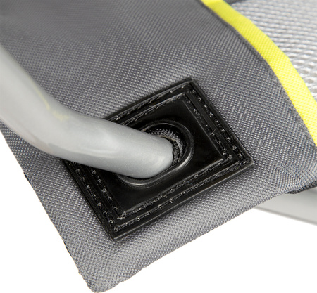 Krzesło fotel turystyczny składany Nils Camp NC3080 ciemnoszary 95x110x50cm