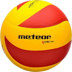 Piłka siatkowa Meteor Chili Pu Mini żółto-czerwona 10065