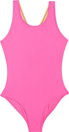 Kostium kąpielowy dla dziewczynki 4F F074 fuksja neon 4FJWMM00USWSF074 55N