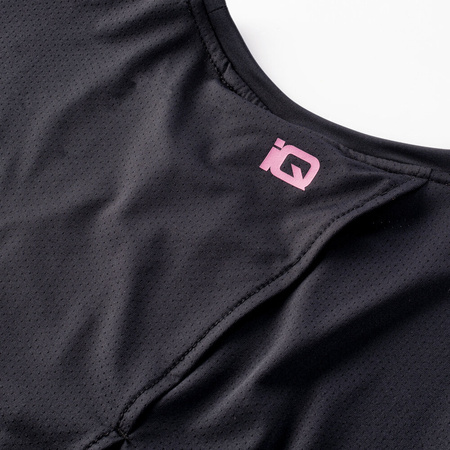 Damska koszulka do ćwiczeń oddychająca treningowa IQ Anthracite rozmiar XS