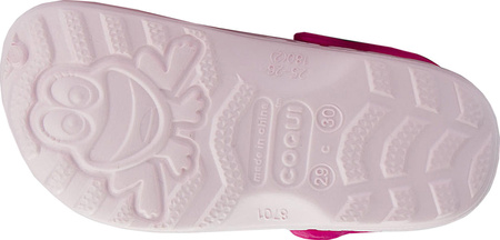 Chodaki sandały klapki dla dzieci Coqui Little Frog różowe 8701-100-5536A/8701-100-5536