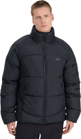 Kurtka puchowa męska 4F M0707 głęboka czerń 4FRAW25TDJAM0707 20S