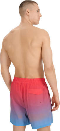 Spodenki kąpielowe męskie 4F M132 koralowo-niebieskie 4FWSS25UBDSM132 63S