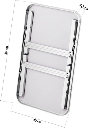 Stolik turystyczny składany niski Nils Camp NC3403 szary 50x30x20cm