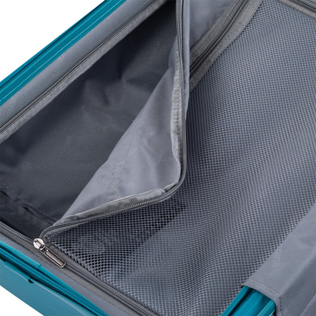 Walizka podróżna na kółkach twarda Iguana Paris 35 sea green 35 litrów