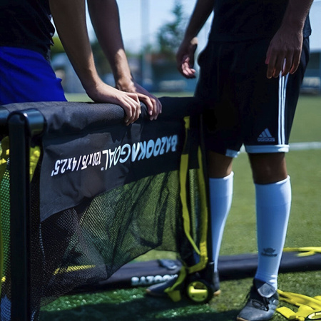 Bramka do piłki nożnej Bazooka 120x75 niebieska 03264