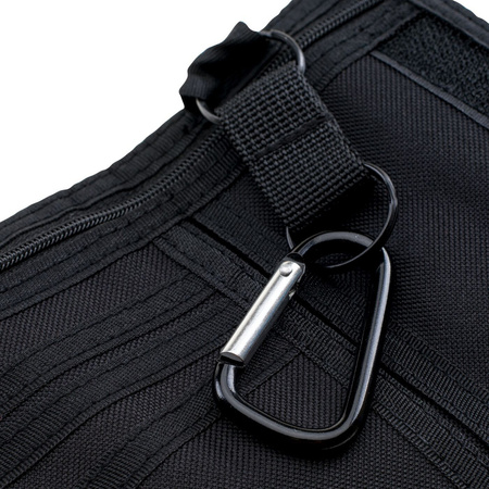 Portfel Magnum z karabińczykiem czarny