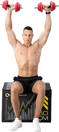 Sztangielki/sztanga gumowane HMS SGGX20 20 KG