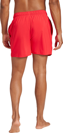 Spodenki kąpielowe męskie adidas Solid CLX Short-Length czerwone JC9919
