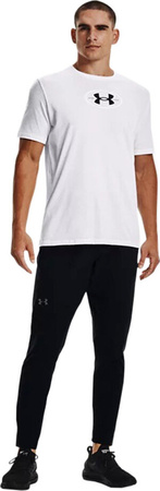 Koszulka męska Under Armour Repeat Ss graphics biała 1371264 100