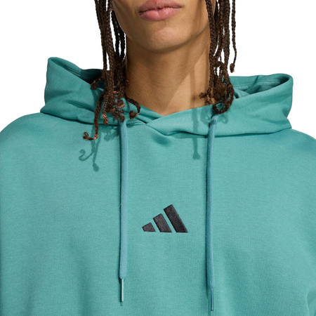 Bluza męska adidas Essentials Feelcozy Fleece turkusowa KB7650