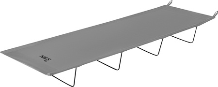 Łóżko polowe turystyczne składane Nils Camp NC3504 szare 190x60x20cm
