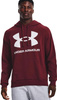 Bluza męska Under Armour Rival Fleece Big Logo HD bordowa 1357093 690