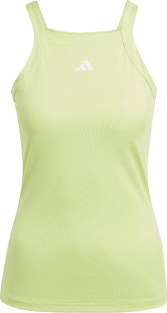 Koszulka damska adidas Top Aeroready Train Essentials Minimal Branding zielona HZ5628