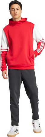 Bluza męska adidas Squadra 25 Sweat Hoody czerwona JD2973
