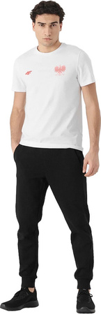 Koszulka męska 4F biała R4L21 TSM950 10S