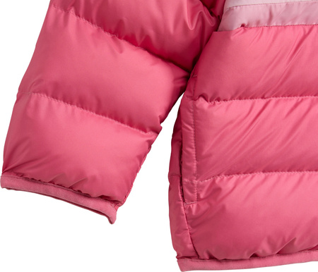 Kurtka dla dzieci adidas I SD JKT różowa JL7390