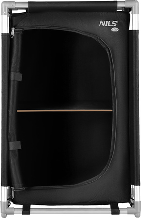 Szafka turystyczna kempingowa Nils Camp NC3031 składana czarna 67x43x34cm