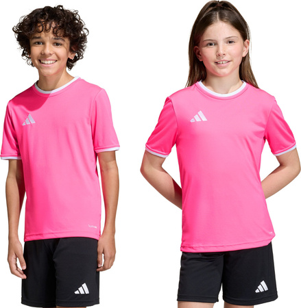 Koszulka dla dzieci adidas Entrada 26 Jersey różowa KE9846