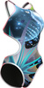 Damski Strój Kąpielowy Women's Arena One Print Swimsuit Tech Ba  black/white rozmiar 32