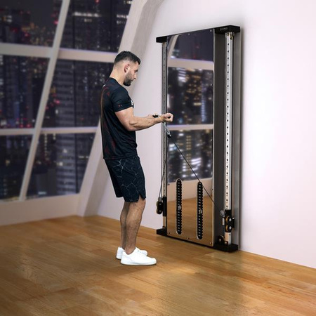 Brama przyścienna treningowa podwójna ze stosem HMS