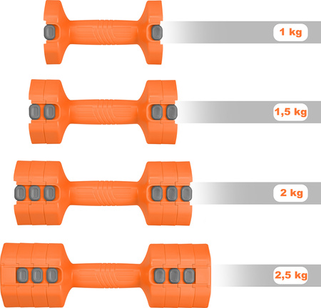 HL03 HANTLE REGULOWANE ORANGE 2 x 2.5 KG HMS