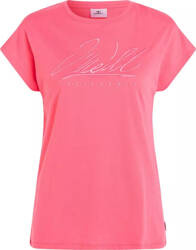 Damska koszulka z krótkim rękawem O'neill ESSENTIALS O'NEILL SIGNATURE T-SHIRT perfectly pink rozmiar M