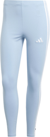 Legginsy damskie adidas Essentials 3-Stripes Cotton błękitne JE0070