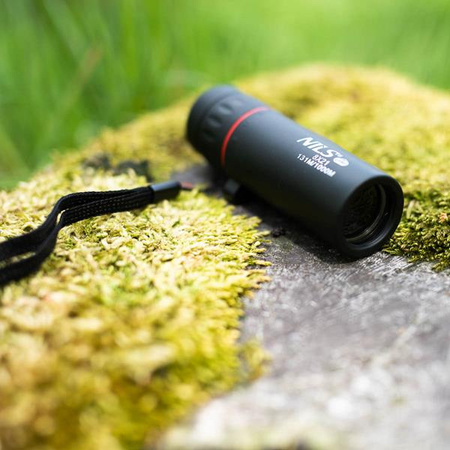 Monokular mini lornetka luneta turystyczna Nils Camp NC1721 czarna zoom X8